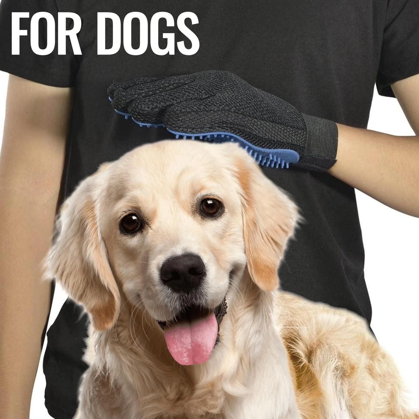Pet Grooming Glove – Soft Deshedding Brush Mitt 🐾